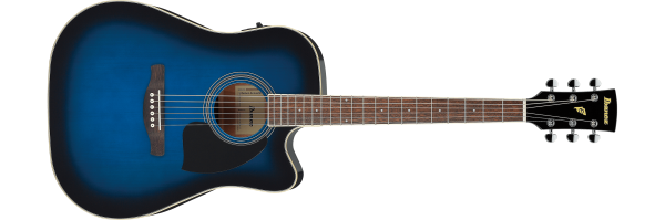 IBANEZ PF15ECE TRANSPARENT BLUE BURST