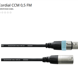 Cordial mic CCM 1m