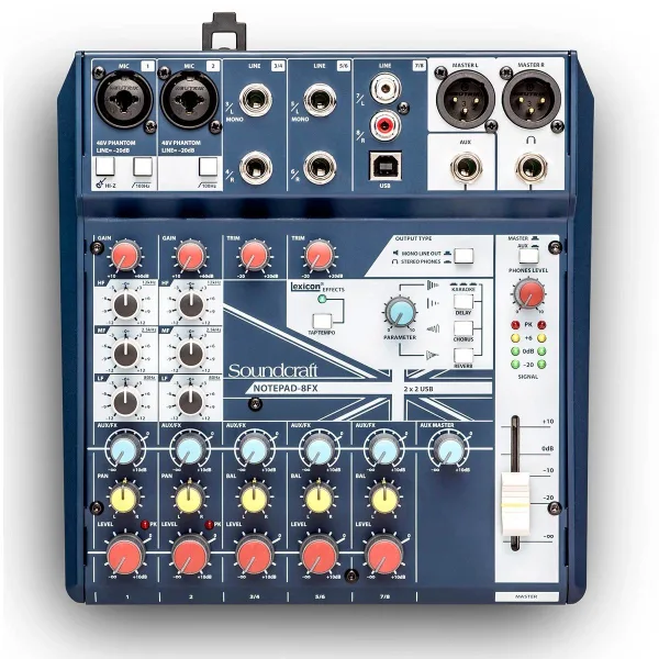 SOUNDCRAFT NOTEPAD-8FX